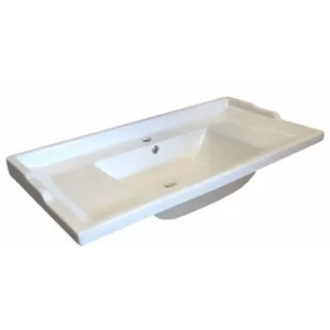 Раковина мебельная Comforty Overbuild 90х46 Белый глянцевый 3121291