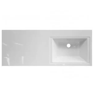 Раковина мебельная Эстет Даллас 120х48 правая Белый глянцевый ФР-00001528