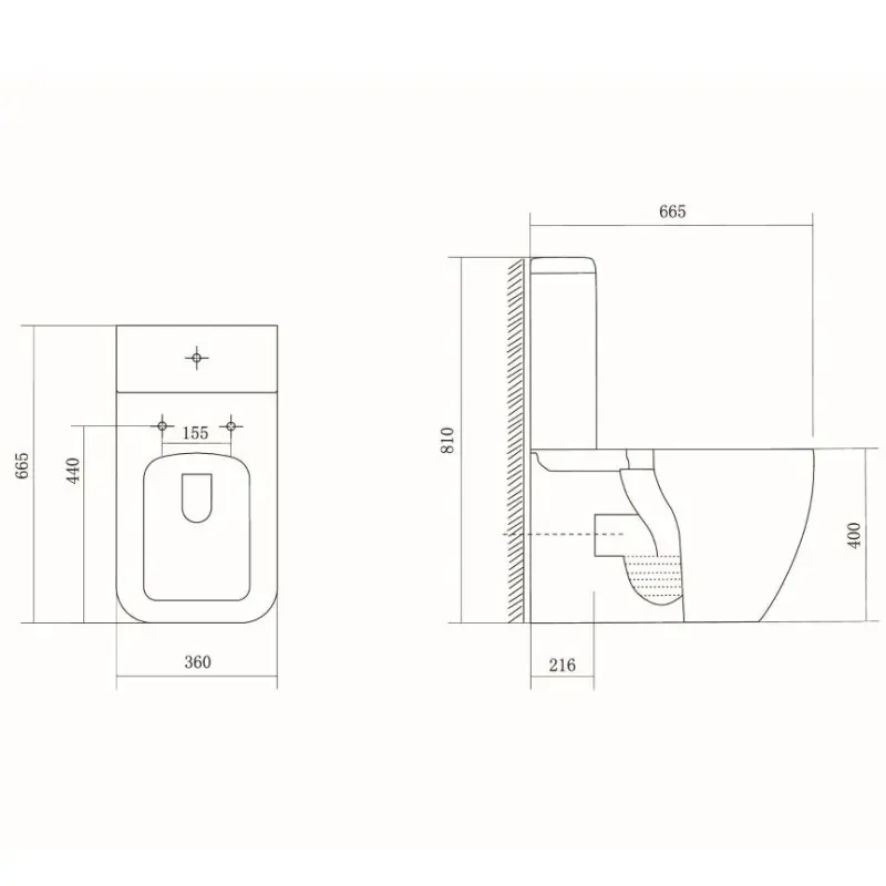 Унитаз-компакт Aquatek Либра с крышкой-сиденье Белый AQ1263-00 Унитаз-компакт Aquatek Либра с крышкой-сиденье Белый AQ1263-00 — изображение 2