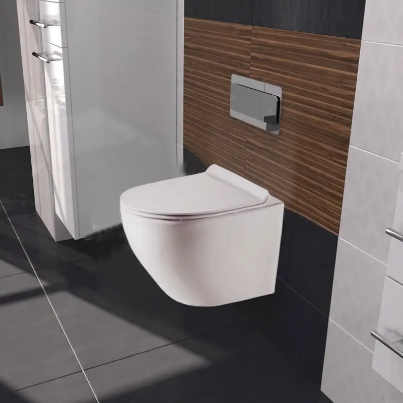 Унитаз подвесной Azario Grado + с сиденьем Белый AZ-0046N Унитаз подвесной Azario Grado + с сиденьем Белый AZ-0046N — изображение 2