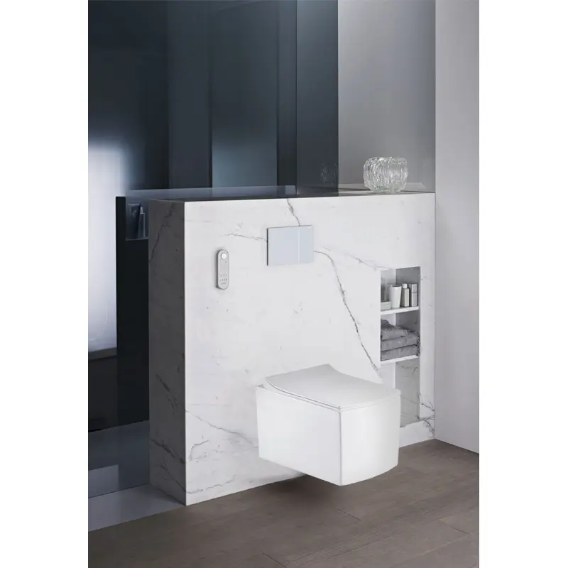 Унитаз подвесной Azario AZ + с сиденьем Белый AZ-0048 Унитаз подвесной Azario AZ + с сиденьем Белый AZ-0048 — изображение 2