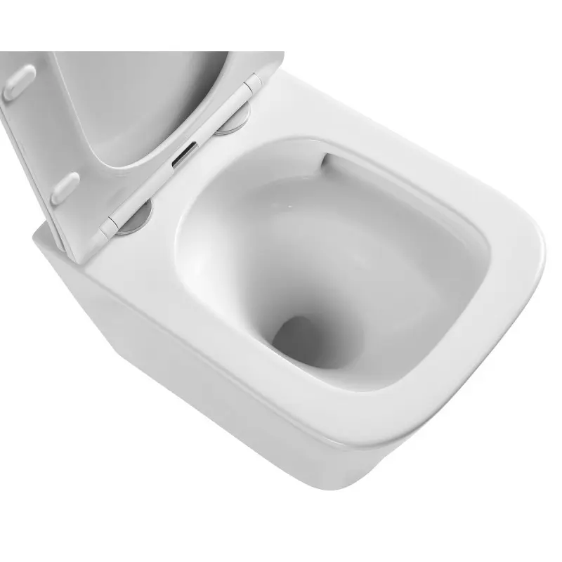 Унитаз подвесной Azario Teramo + с сиденьем Белый AZ-0052-UQ Унитаз подвесной Azario Teramo + с сиденьем Белый AZ-0052-UQ — изображение 3