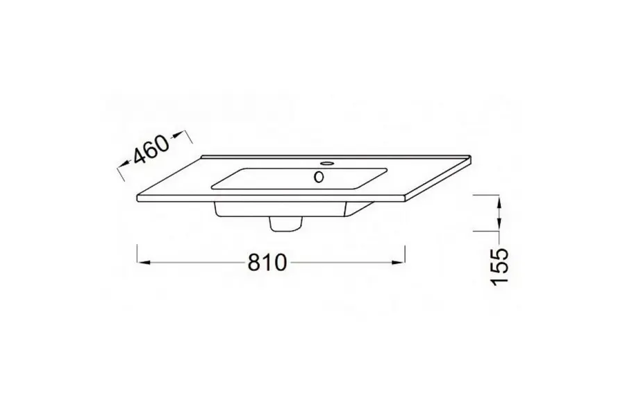 Раковина-столешница Jacob Delafon Ola 80 EXTA112-00 Раковина-столешница Jacob Delafon Ola 80 EXTA112-00 — изображение 3