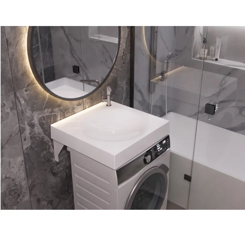 Раковина на стиральную машину Paola Sergio 60х60 Белый Раковина на стиральную машину Paola Sergio 60х60 Белый — изображение 3