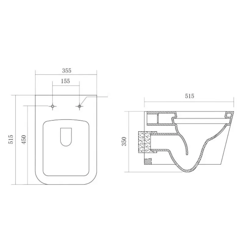Унитаз подвесной Aquatek Либра с крышкой-сиденье Белый AQ0530-00 Унитаз подвесной Aquatek Либра с крышкой-сиденье Белый AQ0530-00 — изображение 3