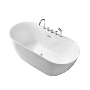 Ванна акриловая Grossman Classic 170х75 со смесителем на борту Белый глянцевый GR-12502-1 Ванна акриловая Grossman Classic 170х75 со смесителем на борту Белый глянцевый GR-12502-1