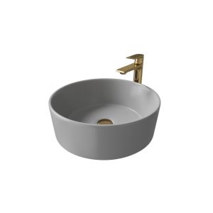 Раковина накладная Grossman Color 41 Серый матовый GR-3013GM Раковина накладная Grossman Color 41 Серый матовый GR-3013GM