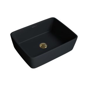Раковина накладная Grossman Color 48 Черный матовый GR-3016BM Раковина накладная Grossman Color 48 Черный матовый GR-3016BM