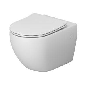 Унитаз подвесной Grossman Tornado с крышкой-сиденье Белый матовый GR-4411MSQ