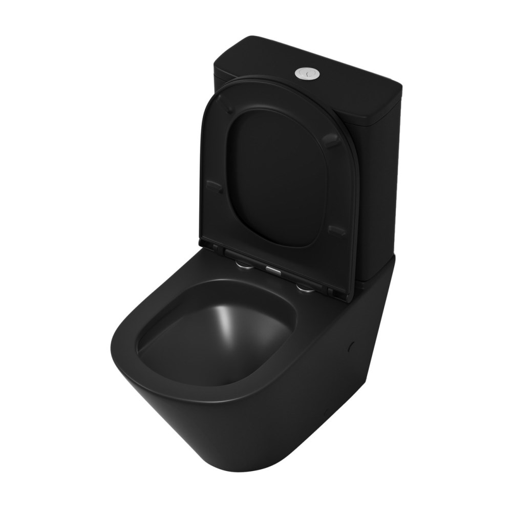 Унитаз-компакт Grossman Tornado Черный матовый GR-4449BMSQ Унитаз-компакт Grossman Tornado Черный матовый GR-4449BMSQ — изображение 2