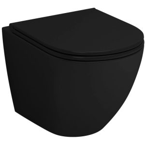 Унитаз подвесной Grossman GR Черный матовый GR-4455BMSQ