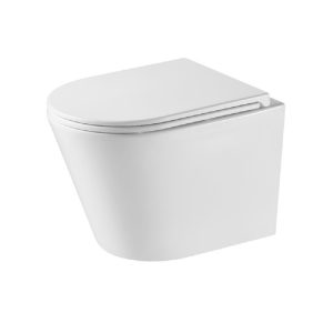 Унитаз подвесной Grossman Tornado с крышкой-сиденье Белый матовый GR-4478MSQ