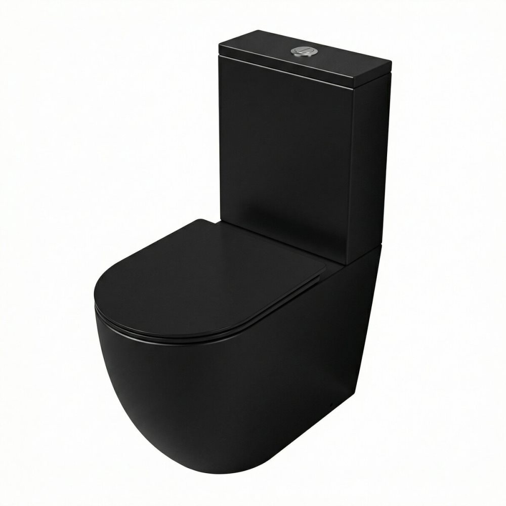 Унитаз-компакт Grossman Tornado Черный матовый GR-4494BMSQ Унитаз-компакт Grossman Tornado Черный матовый GR-4494BMSQ