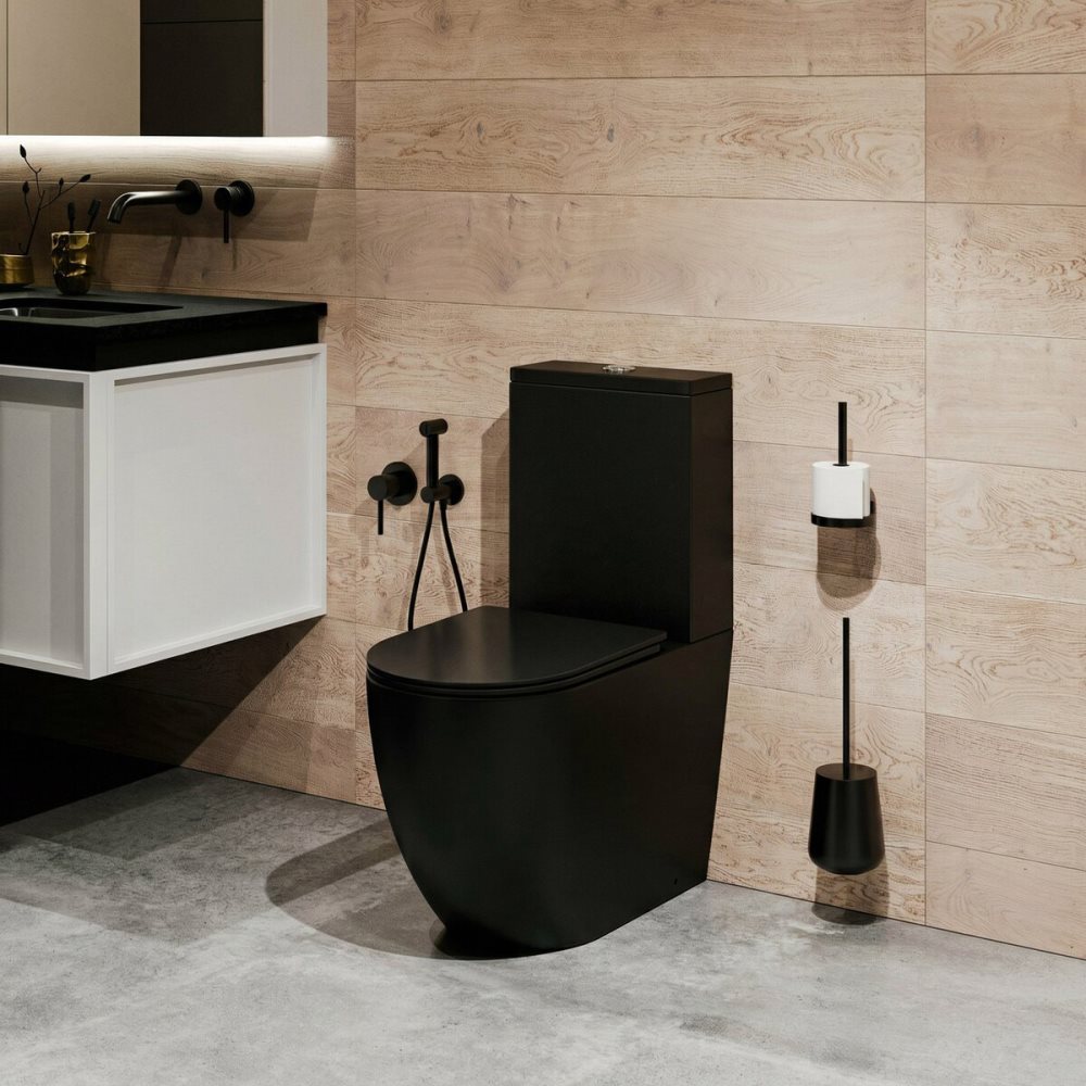 Унитаз-компакт Grossman Tornado Черный матовый GR-4494BMSQ Унитаз-компакт Grossman Tornado Черный матовый GR-4494BMSQ — изображение 3