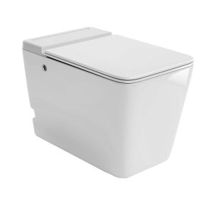 Унитаз приставной Grossman Impuls с крышкой-сиденье Белый глянцевый GR-PR-5501