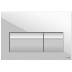 Клавиша смыва Cersanit Presto пластик Белый матовый P-BU-PRE/Wh