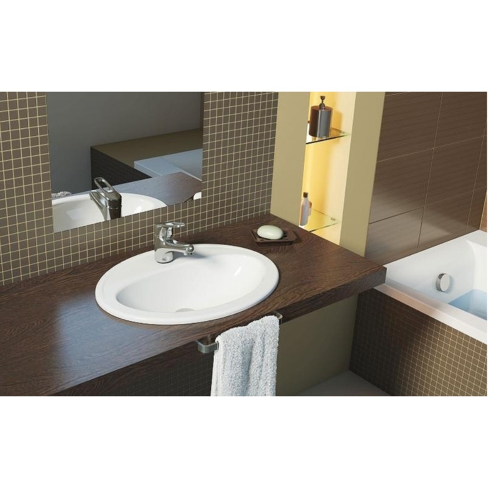 Раковина встраиваемая Cersanit Calla 53,5 Белый глянцевый S-UM-Cl/1-w Раковина встраиваемая Cersanit Calla 53,5 Белый глянцевый S-UM-Cl/1-w — изображение 3