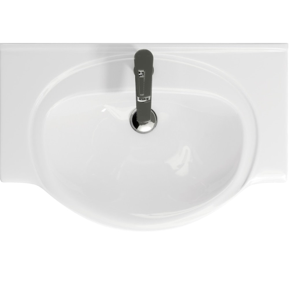 Раковина мебельная Cersanit Erica 70 Белый глянцевый S-UM-ERI70/1 Раковина мебельная Cersanit Erica 70 Белый глянцевый S-UM-ERI70/1 — изображение 3