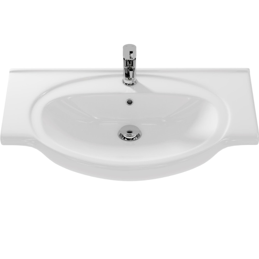Раковина мебельная Cersanit Erica 80 Белый глянцевый S-UM-ERI80/1 Раковина мебельная Cersanit Erica 80 Белый глянцевый S-UM-ERI80/1 — изображение 2