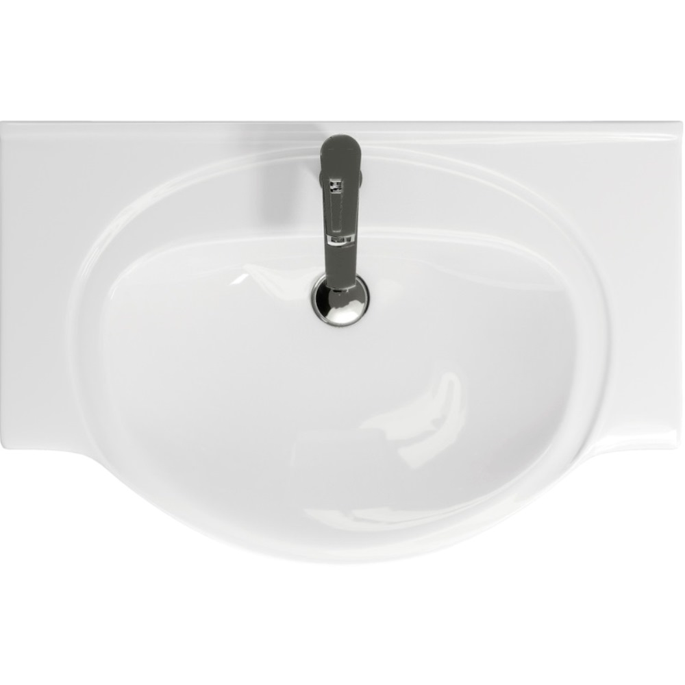 Раковина мебельная Cersanit Erica 80 Белый глянцевый S-UM-ERI80/1 Раковина мебельная Cersanit Erica 80 Белый глянцевый S-UM-ERI80/1 — изображение 3