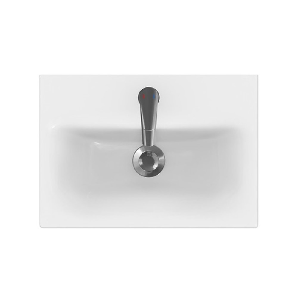 Раковина мебельная Cersanit Moduo 50 Белый S-UM-MOD50SL/1 Раковина мебельная Cersanit Moduo 50 Белый S-UM-MOD50SL/1 — изображение 2