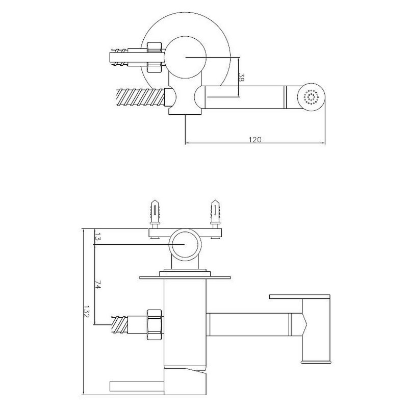 Душ гигиенический Esko SMH Черный матовый SMH06 Black Душ гигиенический Esko SMH Черный матовый SMH06 Black — изображение 2