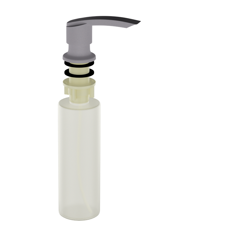 Дозатор для жидких моющий средств Ulgran Quartz UQ-02 Платина UQ-02-04 Дозатор для жидких моющий средств Ulgran Quartz UQ-02 Платина UQ-02-04