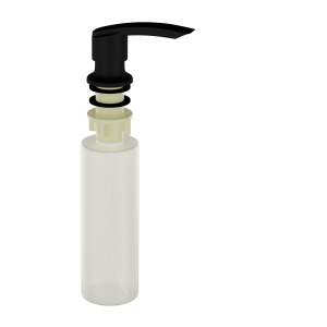 Дозатор для жидких моющий средств Ulgran Quartz UQ-02 Уголь UQ-02-07