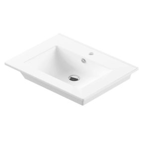 Раковина встраиваемая Sanita Luxe Quadro 75 Белый глянцевый WB.FN/Quadro/75-C/WHT.G/S1 Раковина встраиваемая Sanita Luxe Quadro 75 Белый глянцевый WB.FN/Quadro/75-C/WHT.G/S1