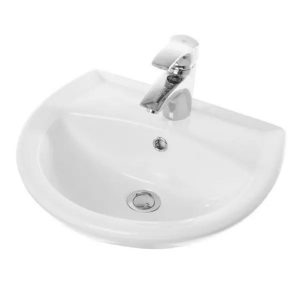 Раковина подвесная Sanita Luxe Аттика 47 Белый глянцевый WB.PD/Attica/48-C/WHT.G/S1