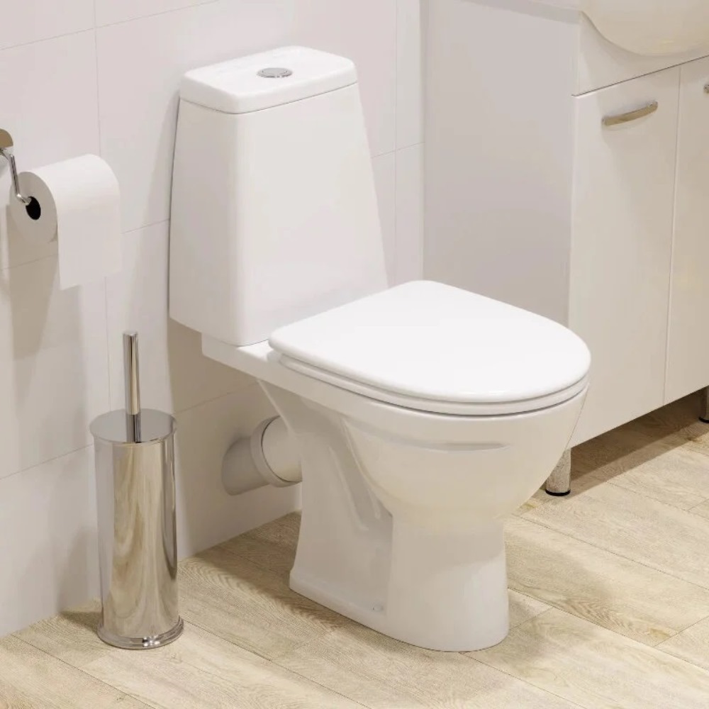 Унитаз-компакт Sanita Марс Белый глянцевый WC.CC/Mars/2-DM.Rim/WHT.G/S1 Унитаз-компакт Sanita Марс Белый глянцевый WC.CC/Mars/2-DM.Rim/WHT.G/S1 — изображение 2