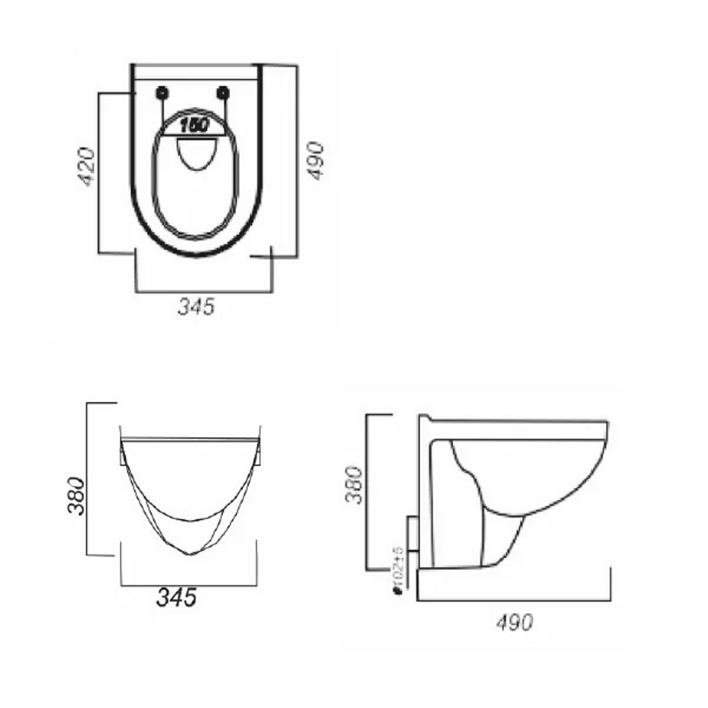 Унитаз подвесной Sanita Luxe Best SL DM с крышкой-сиденье Белый глянцевый WC.WH/Best/DM/WHT.G/S1 Унитаз подвесной Sanita Luxe Best SL DM с крышкой-сиденье Белый глянцевый WC.WH/Best/DM/WHT.G/S1 — изображение 4